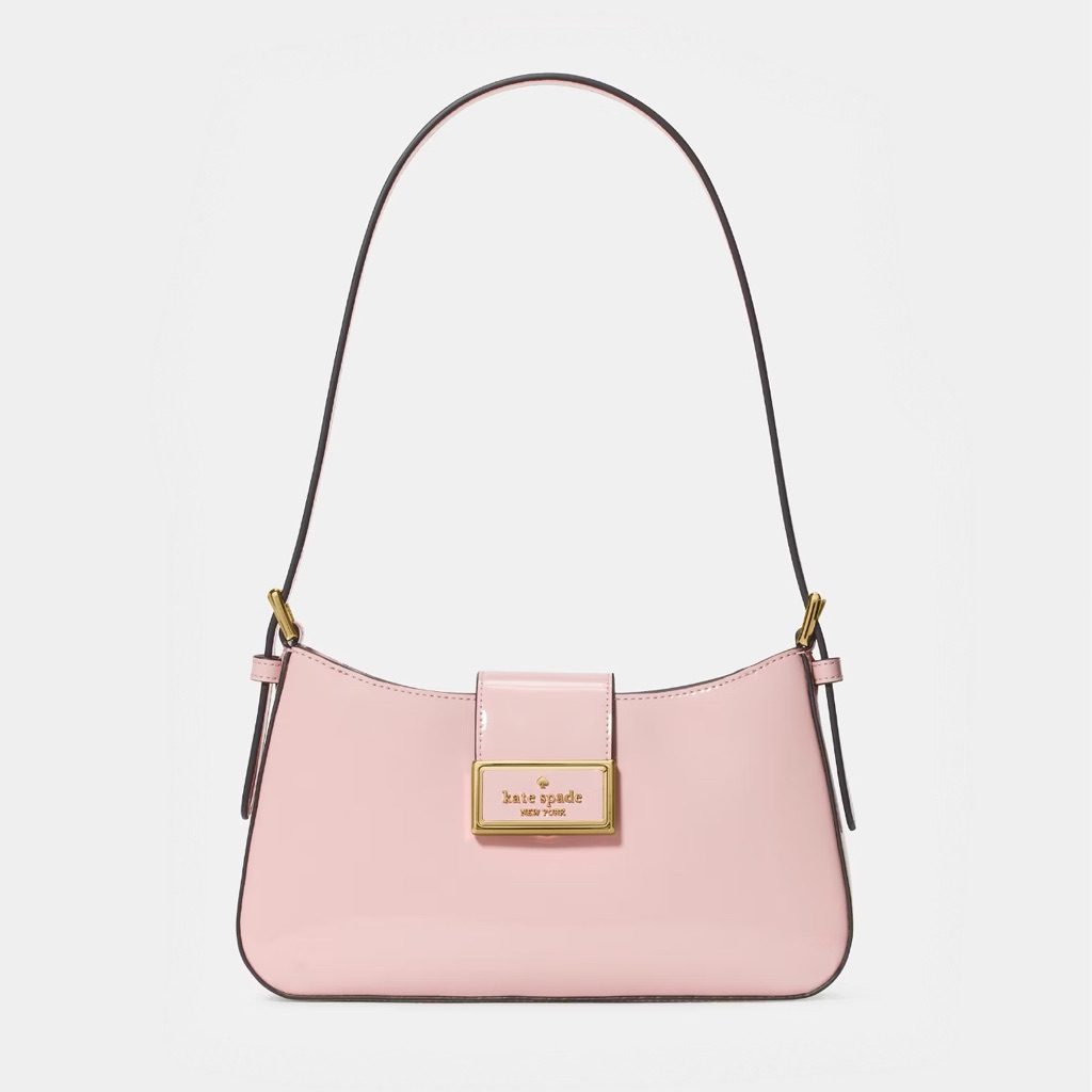 Kate Spade Reegan Patent Leather Shoulder Bag, Tutu Pink Nwt